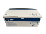 Maska maseczka medyczna 3 warstwowa włókninowa OPERO na gumkę a'50 szt 
