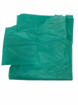 Fartuch włókninowy j.uż  rękaw z gumką zielony