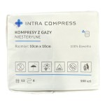 Kompresy gazowe  niesterylne 10 x 10 cm 13N 8W A'100 szt.  INTRA 