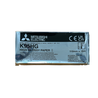 Papier do videoprintera K-95 HG MITSUBISHI oryginalny 110 x 18
