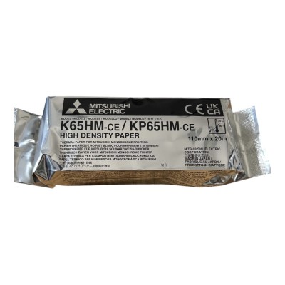 Papier do videoprintera K-65 HM MITSUBISHI oryginalny "HD" 110 x 20 
