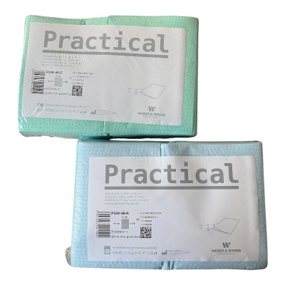 serweta podkłady higieniczne bibułowo-foliowe PRACTICAL 33x48 a'100 sztuk 