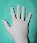 Rękawice rękawiczki niesterylne lateksowe pudrowane A'100 szt. 